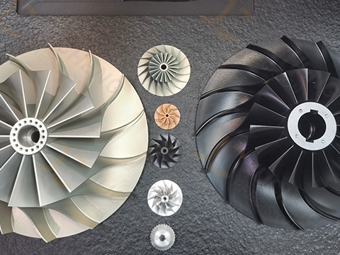 Aluminium alloy impeller parts