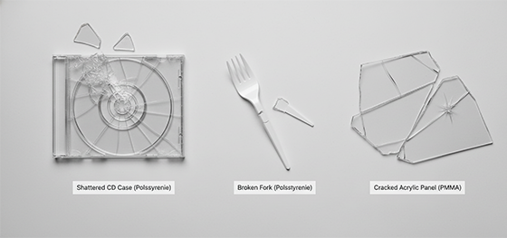 examples of brittle plastics
