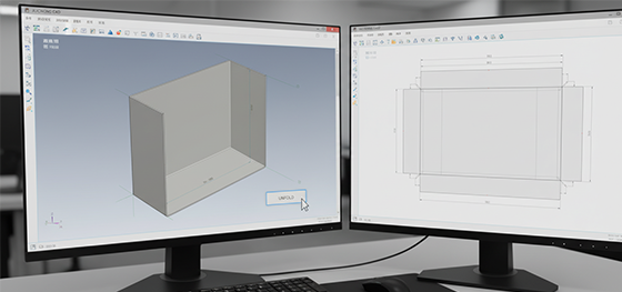 unfolding 3D model unfolding 3D model