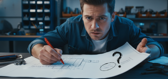 CW614N on blueprint