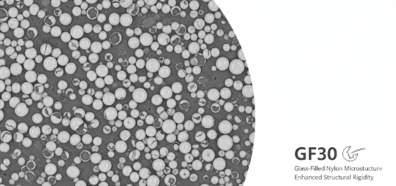 glass filled nylon microstructure glass filled nylon microstructure