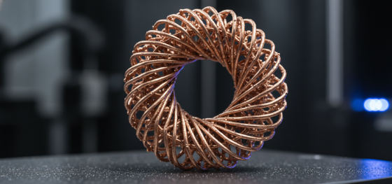 3d printed copper induction coil 3d printed copper induction coil