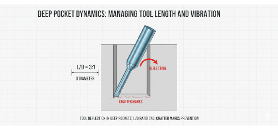 tool deflection in deep pockets tool deflection in deep pockets