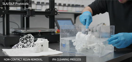 cleaning sla 3d prints cleaning sla 3d prints