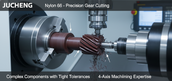 nylon gear machining