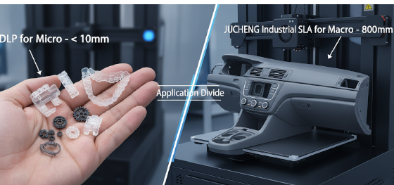 scale comparison dlp vs industrial sla scale comparison dlp vs industrial sla