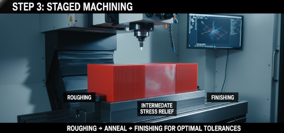 staged cnc machining staged cnc machining