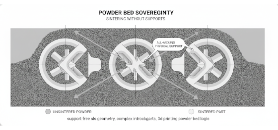 support-free sls geometry