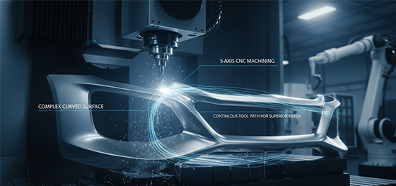 5-Axis CNC Machining complex curve 5-Axis CNC Machining complex curve