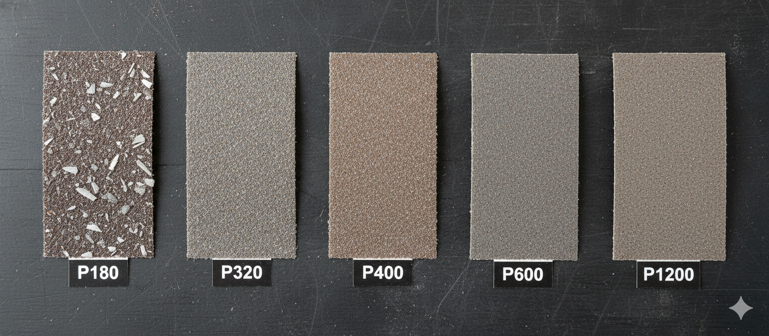 sandpaper grits comparison