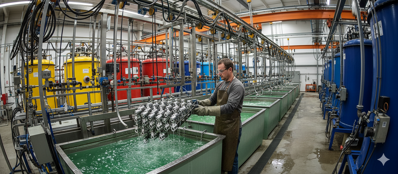 electroplating line
