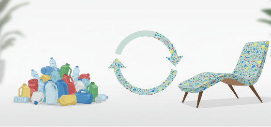 from plastic waste to designer chair
