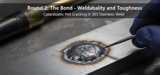 hot cracking in 303 stainless steel weld hot cracking in 303 stainless steel weld