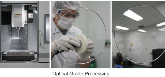 optical polycarbonate machining optical polycarbonate machining