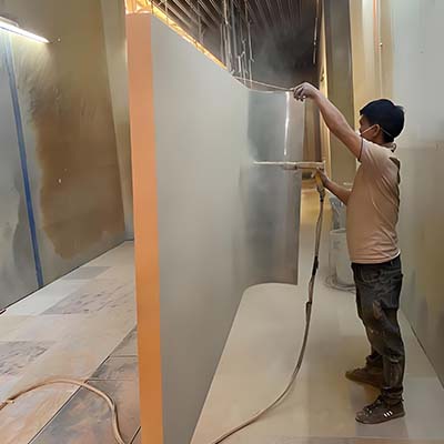 Stainless steel painting Stainless steel painting