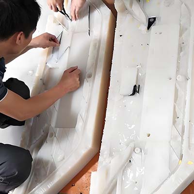Molded plastic prototype Molded plastic prototype