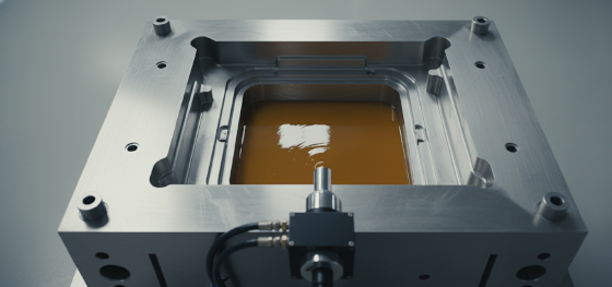 low-pressure mold filling