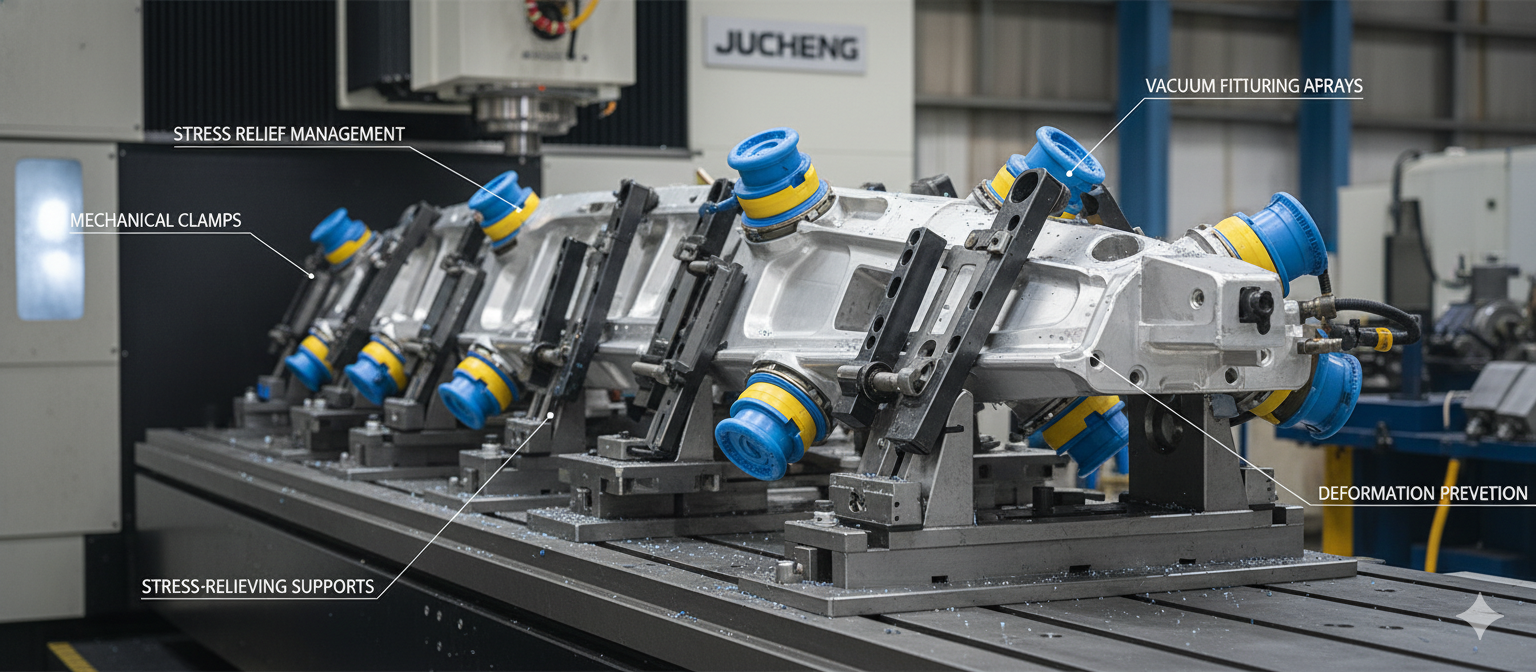 Large format CNC fixturing