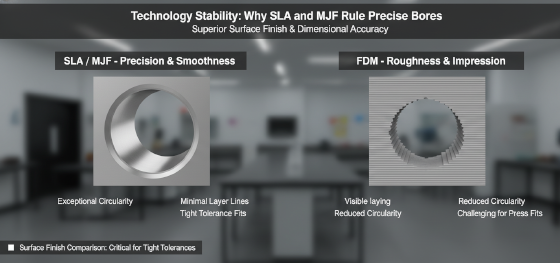 sla vs mjf hole accuracy sla vs mjf hole accuracy