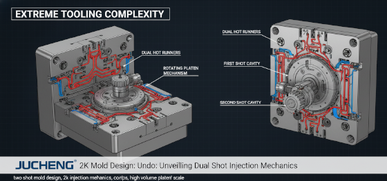 two shot mold design two shot mold design