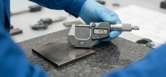 measuring physical sheet metal tolerance