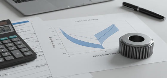 calculating manufacturing break even curves and unit cost tipping points calculating manufacturing break even curves and unit cost tipping points