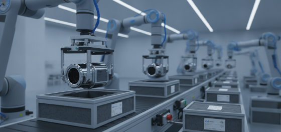 automated assembly lines packaging chrome plated zinc housings