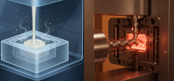 Mechanical differences between negative pressure polyurethane vacuum casting and high-pressure thermoplastic injection molding Mechanical differences between negative pressure polyurethane vacuum casting and high-pressure thermoplastic injection molding