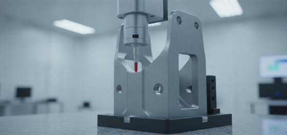 automated cmm probe verifying strict structural tolerances on aerospace parts automated cmm probe verifying strict structural tolerances on aerospace parts