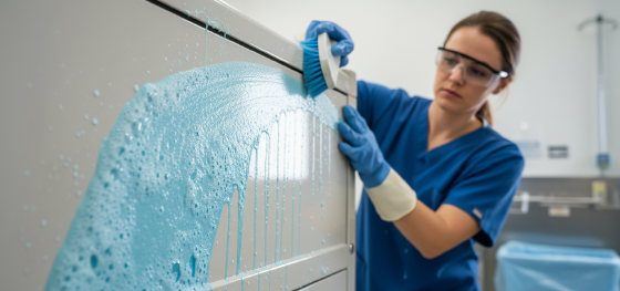 repelling harsh chemical sterilization bleach on clinical hardware surfaces repelling harsh chemical sterilization bleach on clinical hardware surfaces