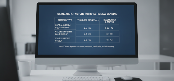 k factor reference parameters chart k factor reference parameters chart
