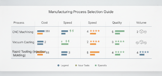 manufacturing selection matrix manufacturing selection matrix