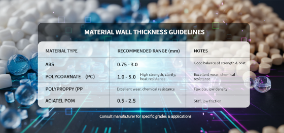 material thickness chart
