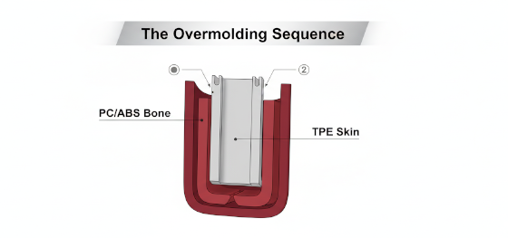 overmolding process sequence overmolding process sequence