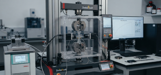 testing heat deflection limit specimen