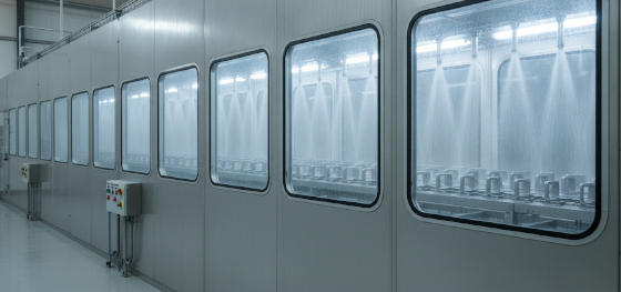 iron phosphate pretreatment wash line