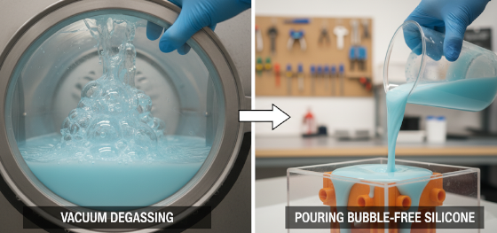 vacuum degassing chamber