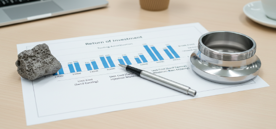 calculating tooling amortization and unit costs for metallurgy