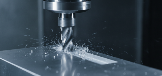 spinning steel drill bit carving clean slots on metal block spinning steel drill bit carving clean slots on metal block