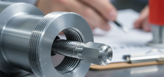Thread galling and assembly failure on a CNC part caused by excessive dimensional build-up from zinc plating Thread galling and assembly failure on a CNC part caused by excessive dimensional build-up from zinc plating