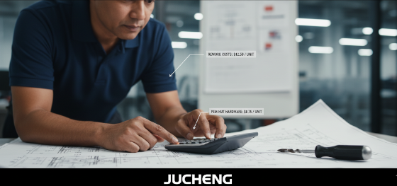 Senior manufacturing engineer calculating the financial break-even point between stripped fastener rework and PEM nut installation Senior manufacturing engineer calculating the financial break-even point between stripped fastener rework and PEM nut installation