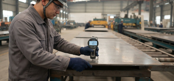 checking mill thickness tolerance deviation