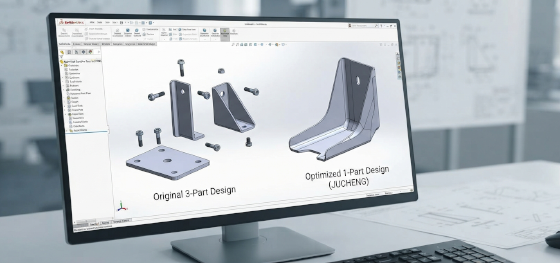 part consolidation metal sheet design