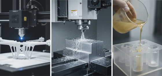 industrial manufacturing processes for rapid aerospace prototyping