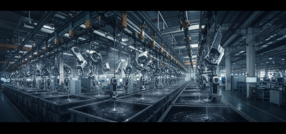 shenzhen turnkey factory operating automated electrophoretic deposition lines