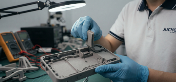 testing flexible polyamide living hinge