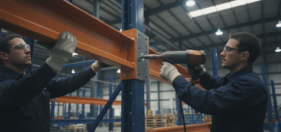 Sheet Metal Storage Rack Design: Heavy Welding Stability