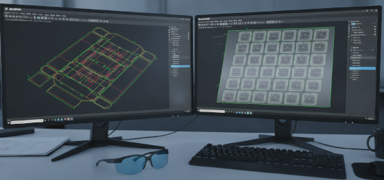 flat pattern geometry unfold monitor