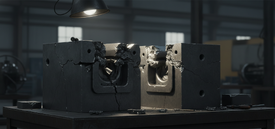 catastrophic thermal fatigue fracturing expensive industrial steel molds catastrophic thermal fatigue fracturing expensive industrial steel molds