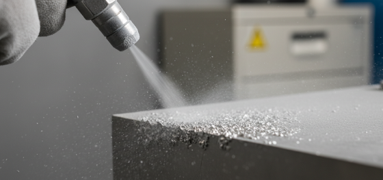 Sandblasting process Sandblasting process